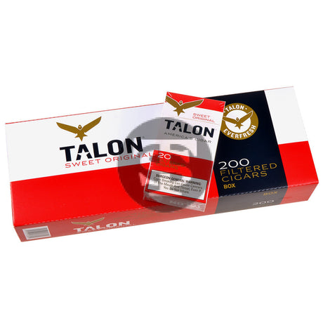 Talon Sweet Filtered Cigars 10 Packs of 20