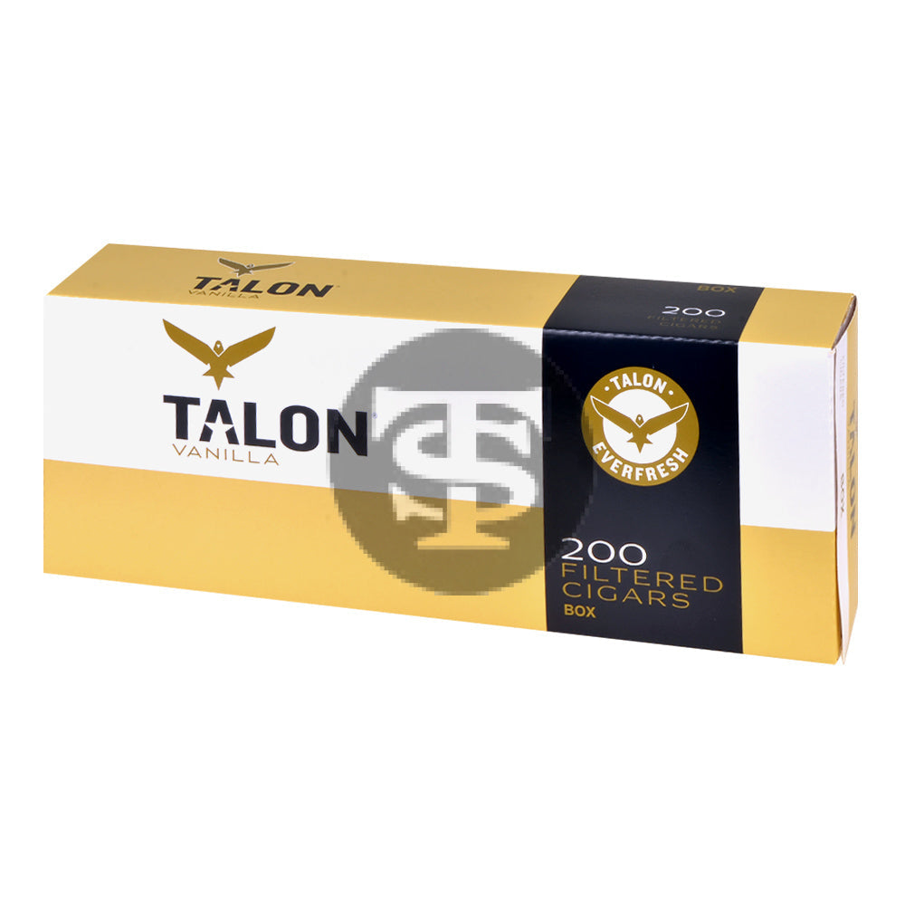 Talon Vanilla Filtered Cigars 10 Packs of 20