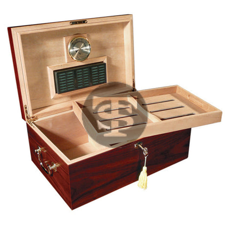 The Monte Carlo Cherry Cigar Humidor Holds 120 Cigars 1