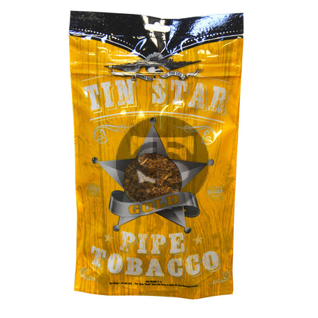 Tin Star Gold Pipe Tobacco 3 oz. Bag 1