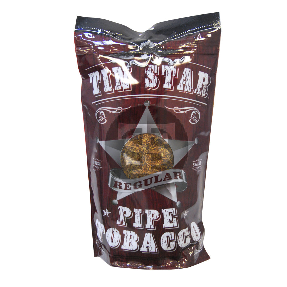 Tin Star Regular Pipe Tobacco 8 oz. Bag 1