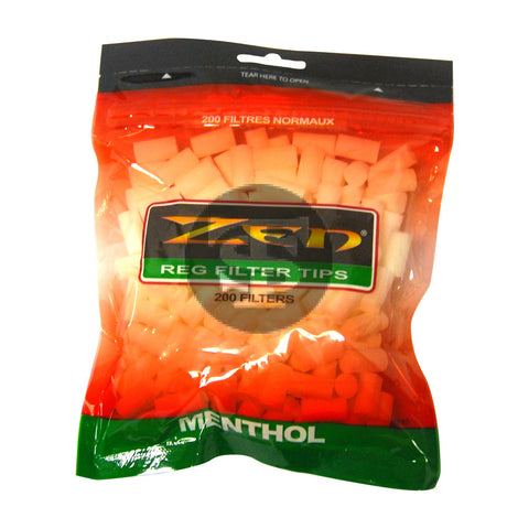 Zen Filter Tips Menthol 200 Tips Per Bag 1