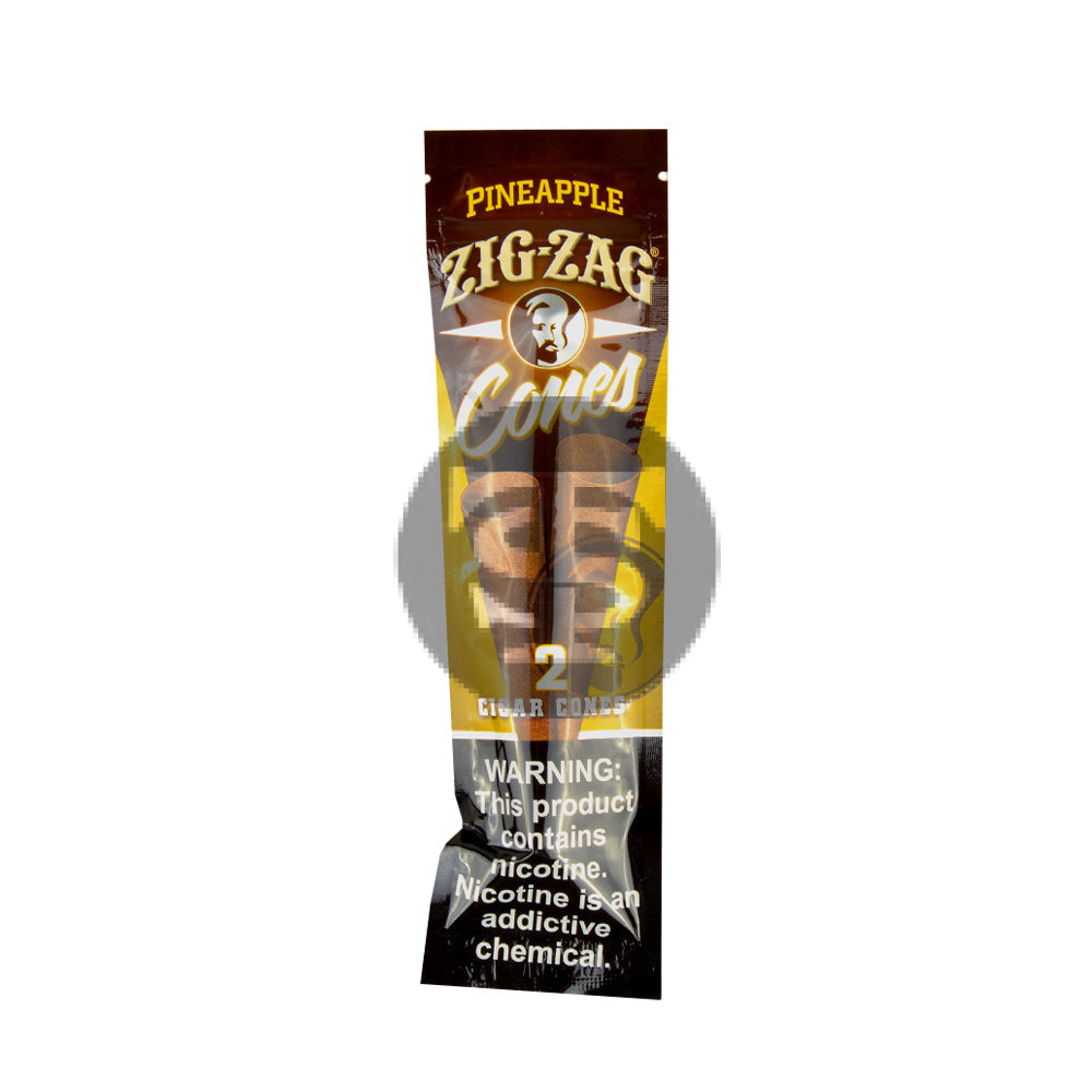 Zig Zag Cigar Cones Pineapple 15x2pk