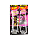 Zig Zag Rillo Size Cigar Wraps 4 for 99 Cents 15 Pouches of 4 Pink