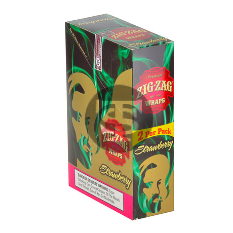 Zig Zag Wraps Premium Strawberry Bash 25 Packs of 2 1