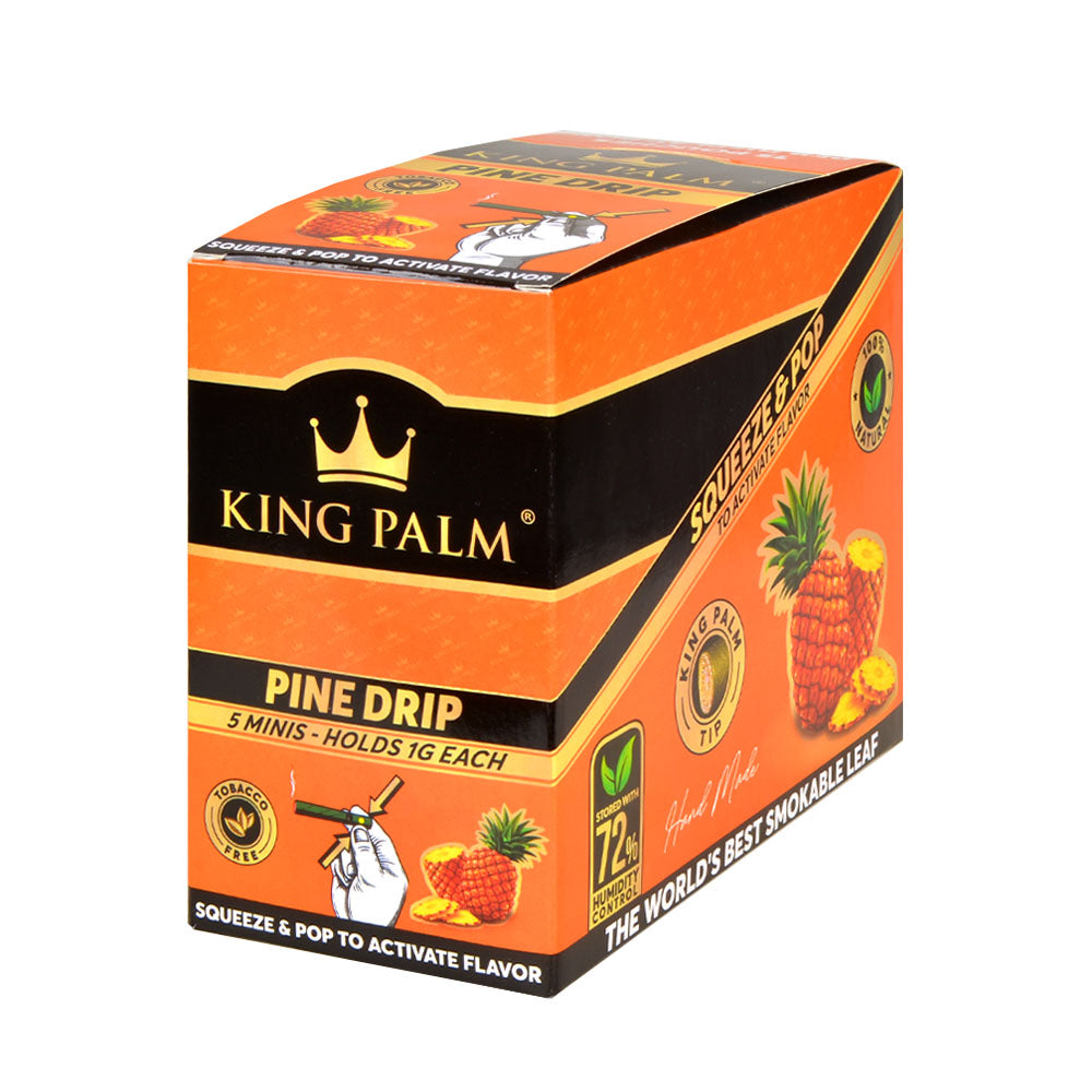 King Palm Rolls Minis Pine Drip 15 Packs of 5