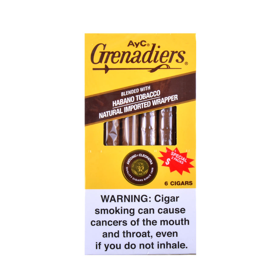 Antonio Y Cleopatra Grenadiers Dark Corona Cigars, Blunt Wraps