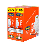 White Owl Cigarillos 99 Cent Pre Priced 30 Packs of 2 Cigars Peach