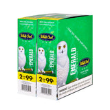 White Owl Cigarillos 99 Cent Pre Priced 30 Packs of 2 Cigars Emerald