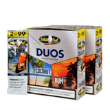 White Owl Cigarillos 99 Cent Pre Priced 30 Packs of 2 Cigars Duos Coconut Rum