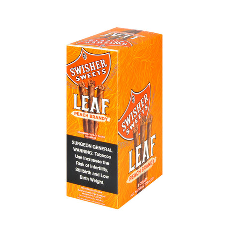 Swisher Sweets Leaf 10/3-ct Pack of 30 Peach Brandy 2