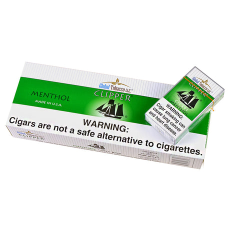 Clipper Filtered Cigars 10 Packs of 20 Menthol