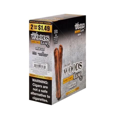 Good Times Sweet Woods 2 For $1.49 Cigarillos 15 Pouches of 2 Silver