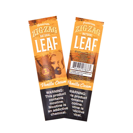 Zig Zag Natural Leaf Wraps, 25x2ct Vanilla Cream