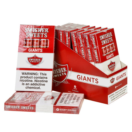 Swisher Sweets Giants 10 Packs of 5 Cigars