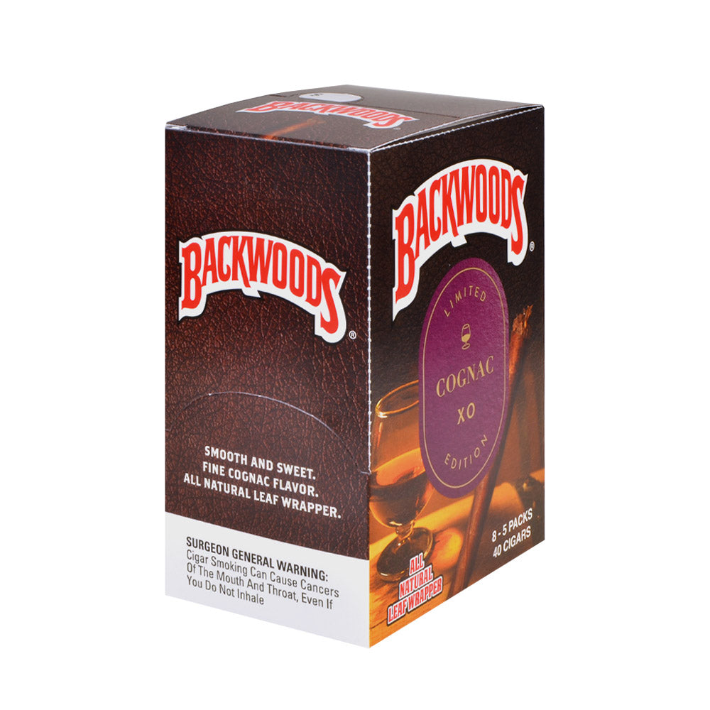 Backwoods Cognac XO Cigars 8 Packs of 5