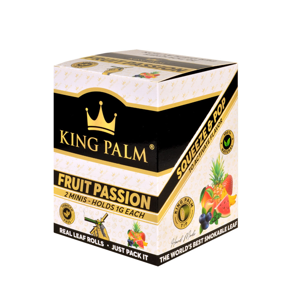 King Palm Rolls Minis Passion Fruit 20 Packs of 2