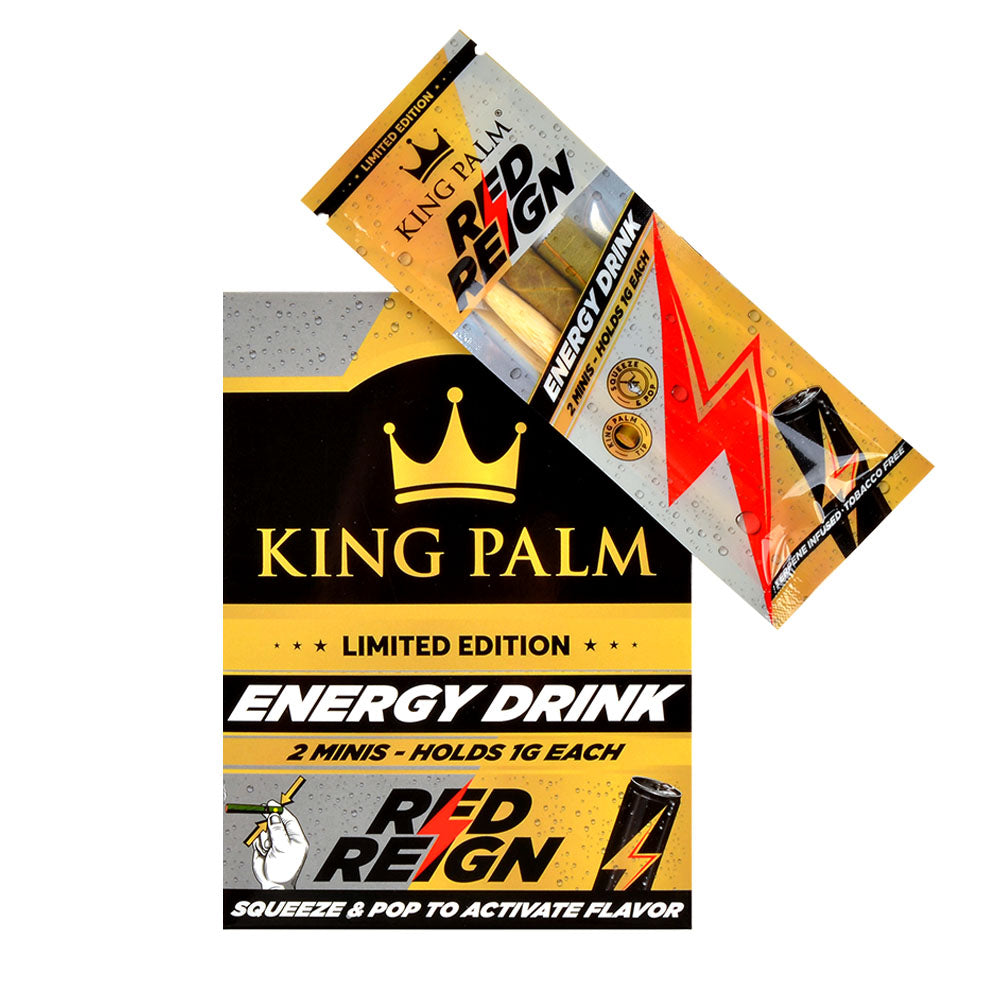 King Palm Rolls Minis Energy Drink 20 Packs of 2