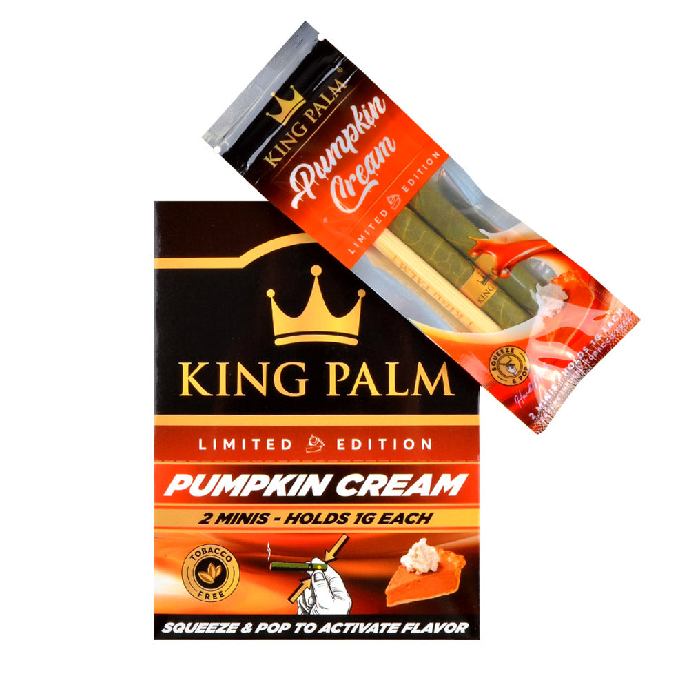 King Palm Rolls Minis Pumpkin Cream 20 Packs of 2