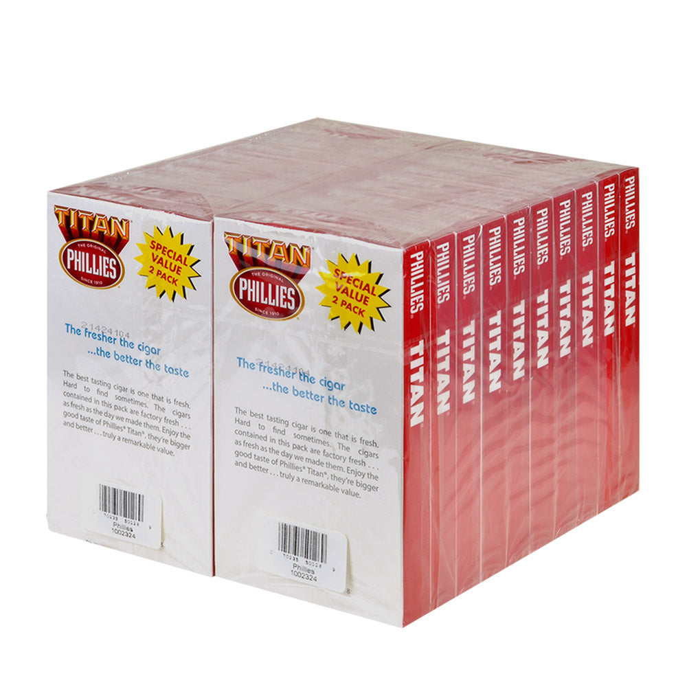 Phillies Blunt Titan White Cigars 20 Packs of 5