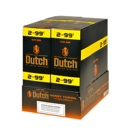 Dutch Masters Foil Fresh Honey Fusion 99 Cent Cigarillos 30 Packs of 2