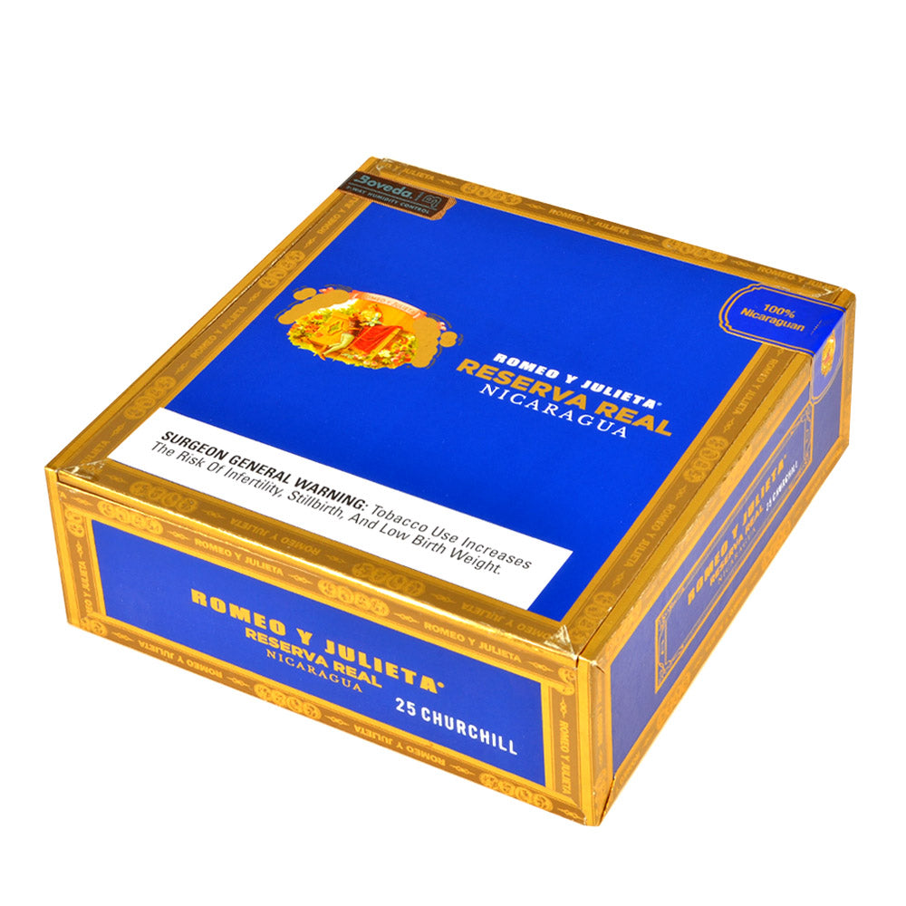 Romeo Y Julieta Reserve Real Churchill Nicaragua, 25 count box ...