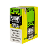 Show Cigarillos White Grape Pre Priced 15 Pouches of 5