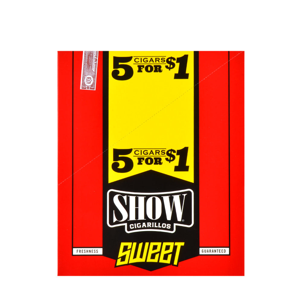 Show Cigarillos Sweet Pre Priced 15 Pouches of 5