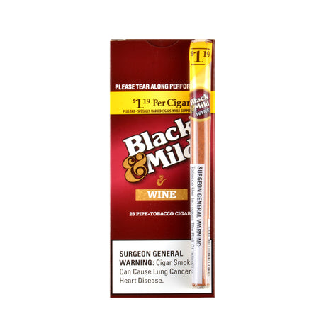 Middleton's Black & Mild $1.19 Wine Box of 25 Cigars