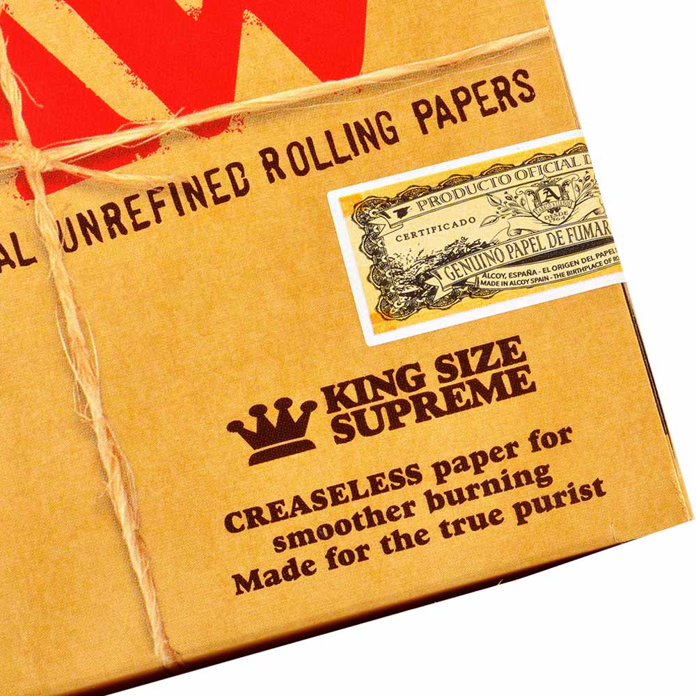 RAW Papers King Size Supreme Pack of 24