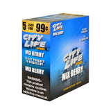 City Life Cigarillos 5 for 99 Cents Mixed Berry 15 Packs of 5