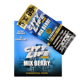 City Life Cigarillos 5 for 99 Cents Mixed Berry 15 Packs of 5