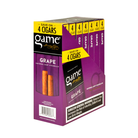 Game Vega Cigarillos 7 Packs of 4 Grape