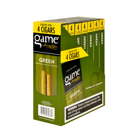 Game Vega Cigarillos 7 Packs of 4 Green