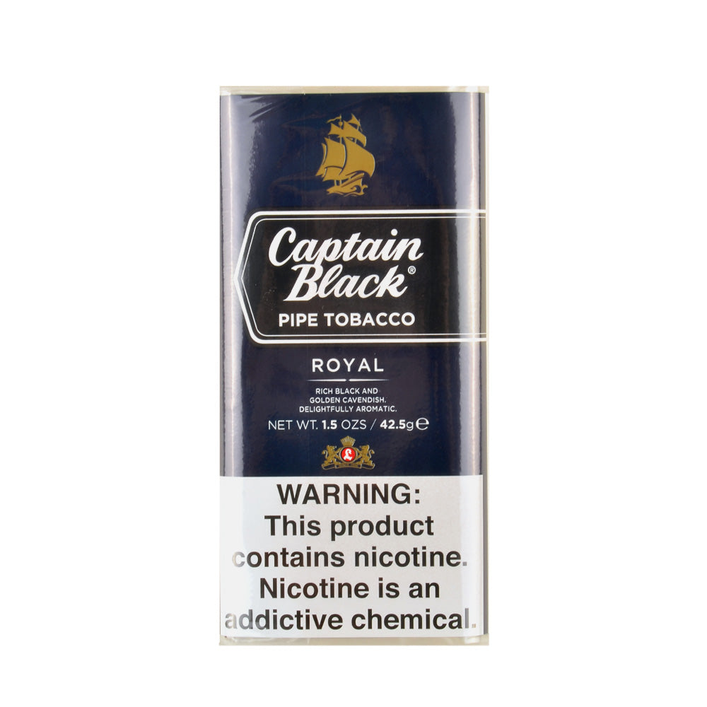 Captain Black Royal Pipe Tobacco 5 Pockets of 1.5 oz.