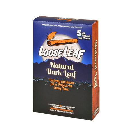 Loose Leaf Natural Dark wraps, 8 packs of 5