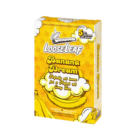 Loose Leaf Banana Dream wraps, 8 packs of 5