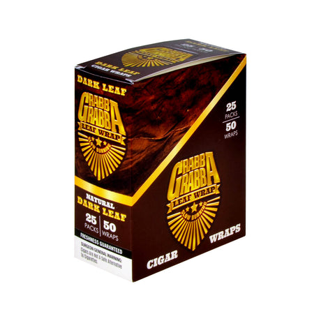 Grabba Natural Leaf Wrap 25 Packs of 2 1