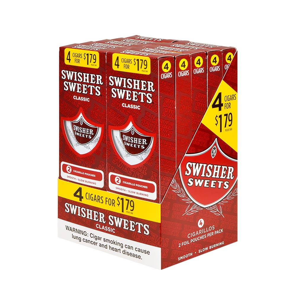 Swisher Sweets 4 Cigars Pre Priced $1.79 Regular