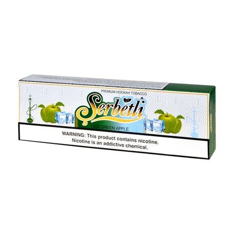 Serbetli Premium Hookah Tobacco 10 packs of 50g Ice Green Apple 2