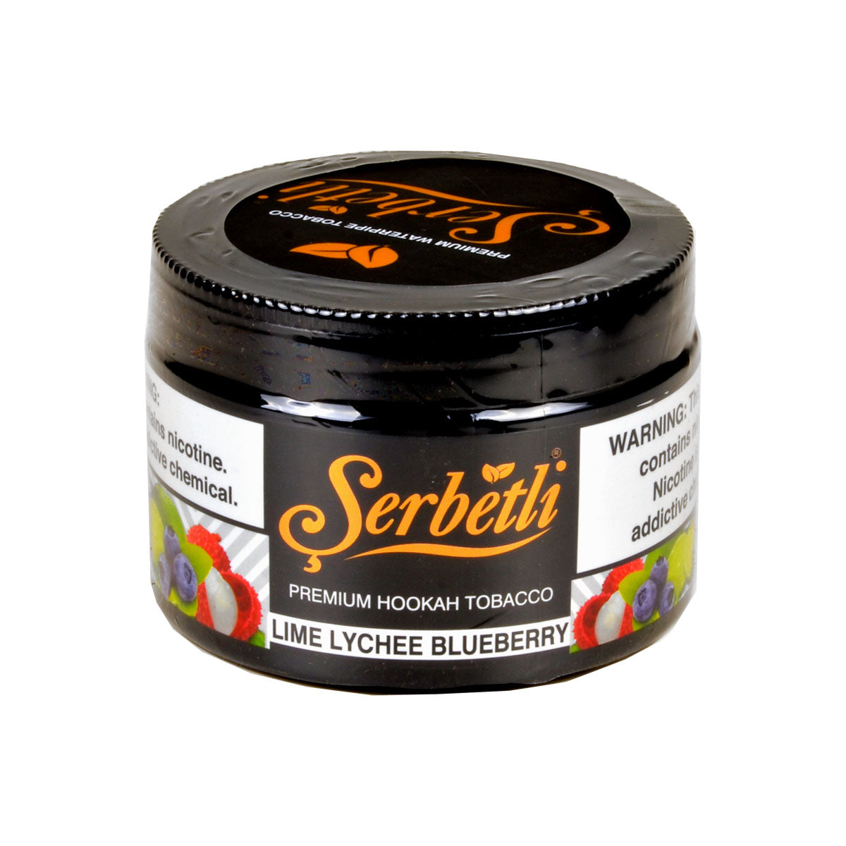 Serbetli Premium Hookah Tobacco 250g Lime Lychee Blueberry 2