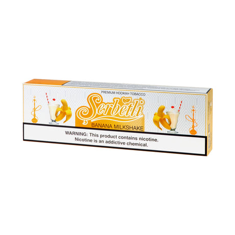 Serbetli Premium Hookah Tobacco 10 packs of 50g Banana Milkshake 2