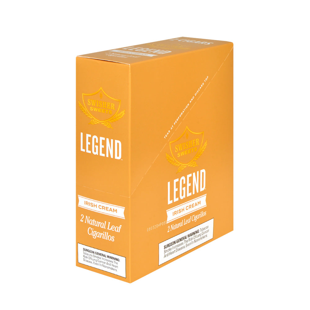 Swisher Sweets Legends Irish CreamCigarillos| 15 pouches of 2 ...