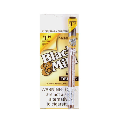 Middleton's Black & Mild $1.19 Deluxe Box of 25 Cigars