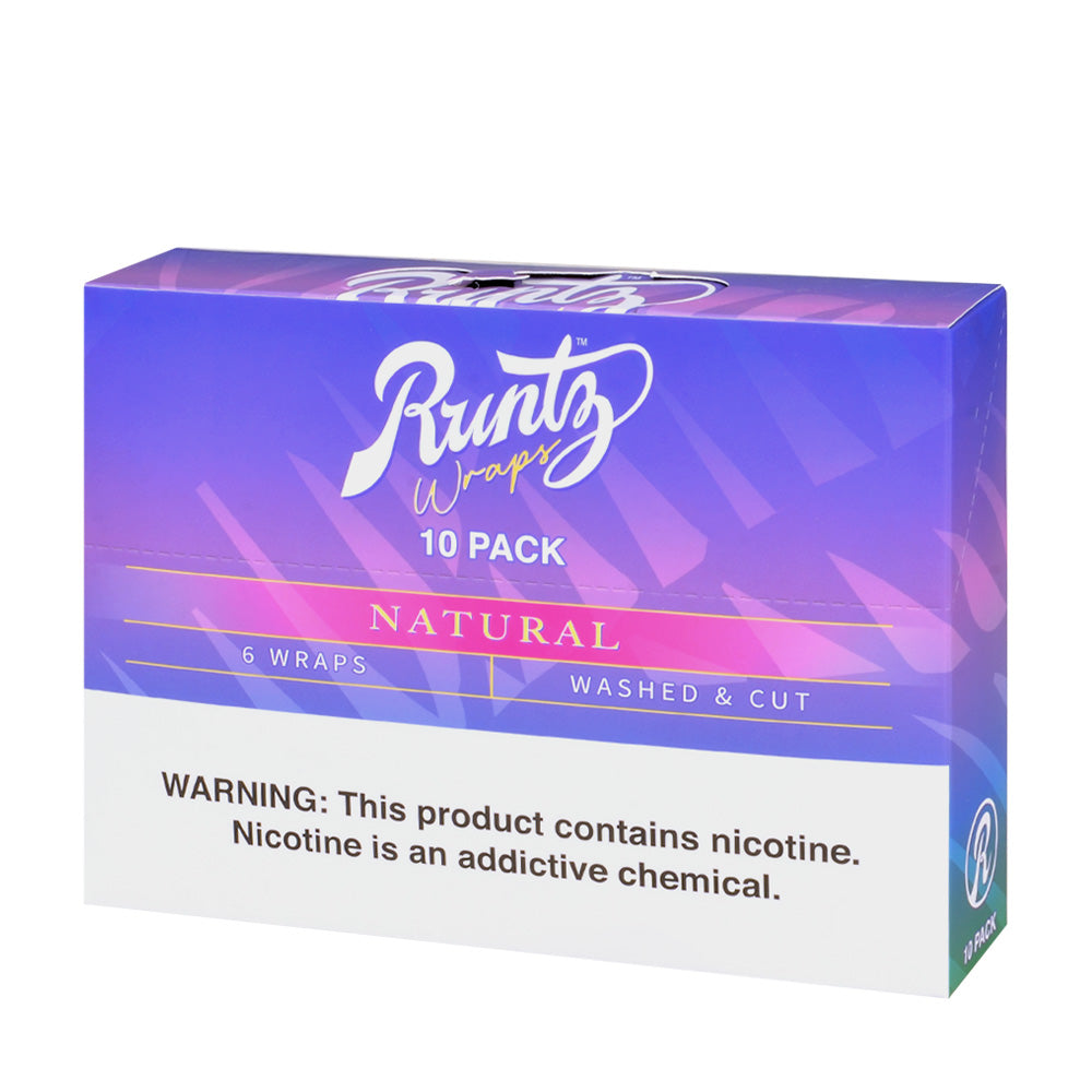 Runtz Natural Wraps, 10 packs of 6