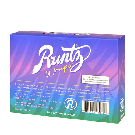 Runtz Natural Wraps, 10 packs of 6
