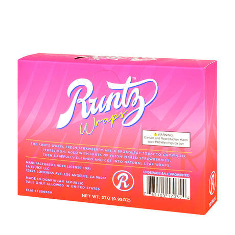 Runtz Fresh Strawberry Wraps, 10 packs of 6