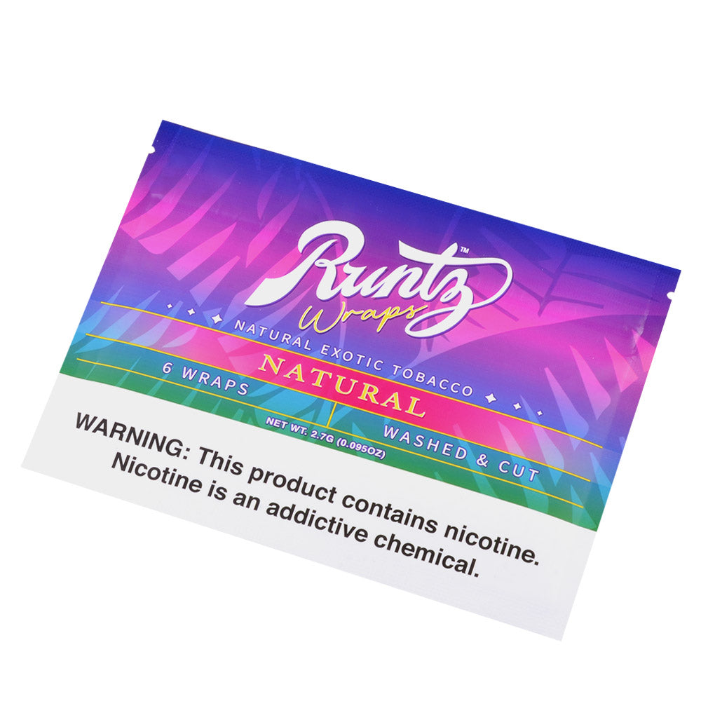 Runtz Natural Wraps, 10 packs of 6