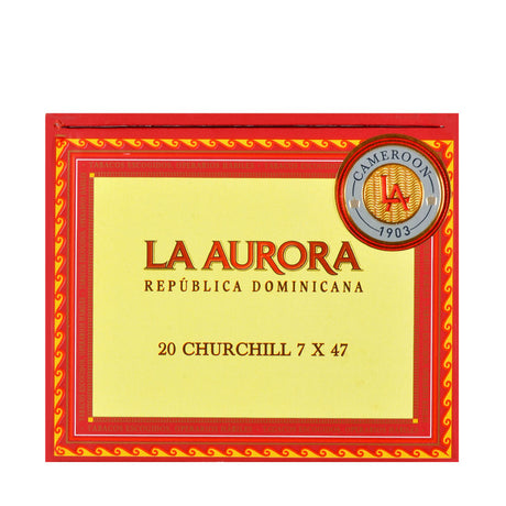 La Aurora 1903 Cameroon Churchill Cigars Box of 20