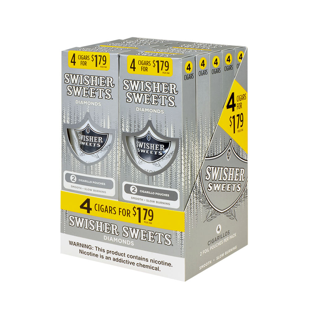 Swisher Sweets 4 Cigars Pre Priced $1.79 Diamond